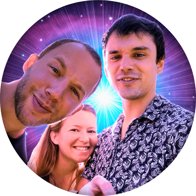 kali and milan in space